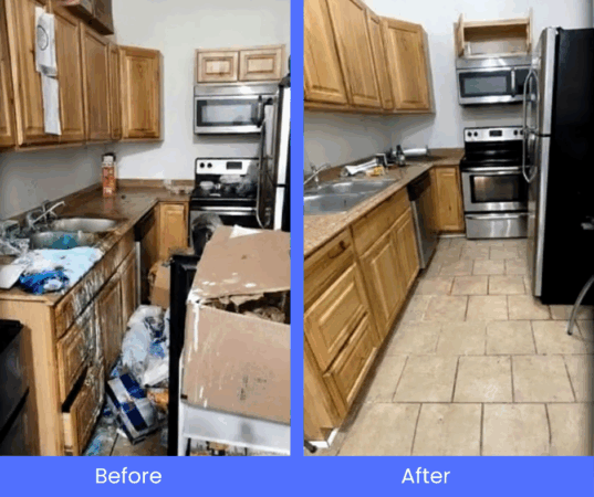 Kitchen before after 1