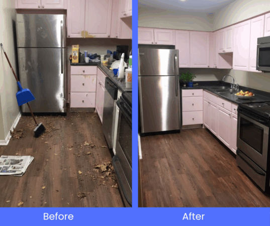 Kitchen before after 3