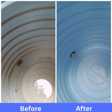 Tank cleaning before after 3